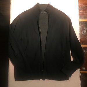 Men’s full zip banana republic sweater.